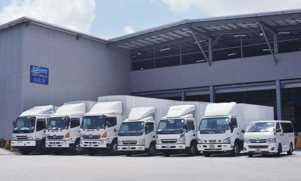 Elegant Logistics - a large fleet of haulage and trailers, 24-ton, 16-ton, 9-ton, 5.5-ton and light goods vehicles